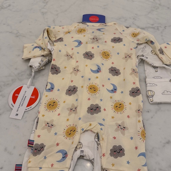 Magnetic Me Convertible Coveralls x2 Hot Air balloon & sun NB - Picture 3 of 3